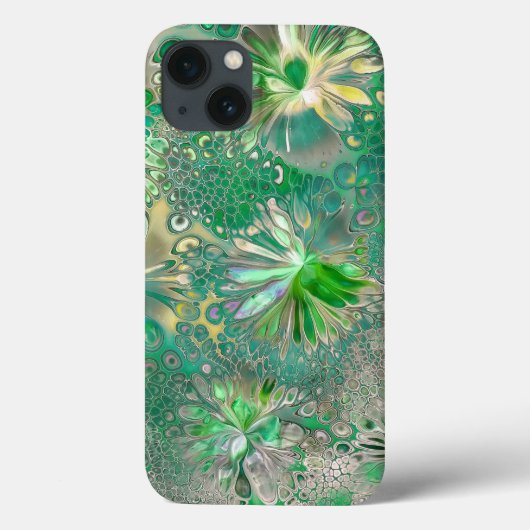Florist Botanic Green Blume Case-Mate iPhone Hülle (Rückseite)
