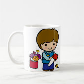 Florist Boy Blume Kaffeetasse (Links)