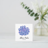 Florist Business Card Quadratische Visitenkarte (Stehend Vorderseite)