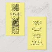 Florist Business Card Visitenkarte (Vorne/Hinten)