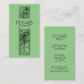 Florist Business Card Visitenkarte (Vorne/Hinten)
