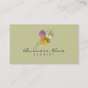 Florist Business Card Visitenkarte