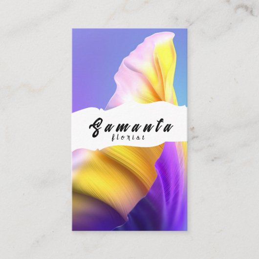 Florist Business Card Visitenkarte (Vorderseite)