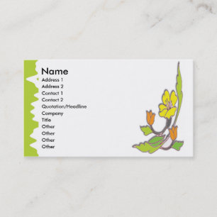 Florist Business Card Visitenkarte