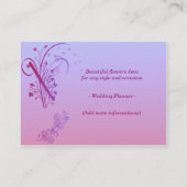 Florist Business Card Visitenkarte (Rückseite)