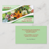 Florist Business Card Visitenkarte (Vorne/Hinten)