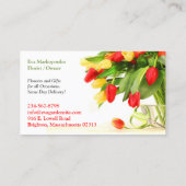 Florist Business Card Visitenkarte (Rückseite)