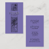 Florist Business Card Visitenkarte (Vorne/Hinten)
