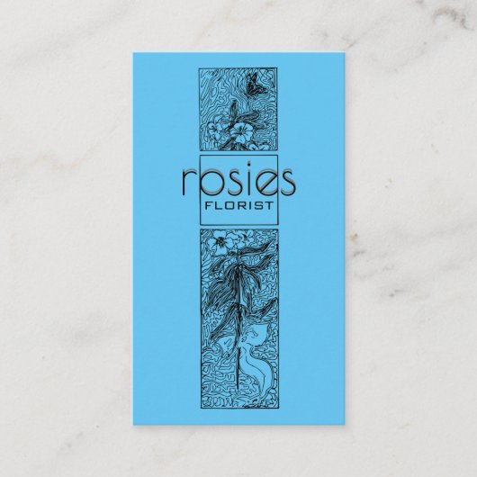 Florist Business Card Visitenkarte (Vorderseite)