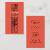 Florist Business Card Visitenkarte (Vorne/Hinten)