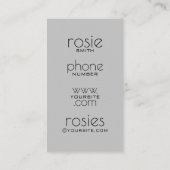 Florist Business Card Visitenkarte (Rückseite)