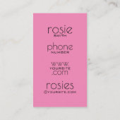 Florist Business Card Visitenkarte (Rückseite)