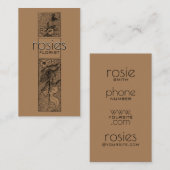 Florist Business Card Visitenkarte (Vorne/Hinten)