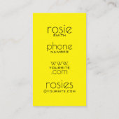 Florist Business Card Visitenkarte (Rückseite)