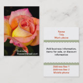 Florist Business Cards Visitenkarte (Vorne/Hinten)