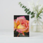Florist Business Cards Visitenkarte (Stehend Vorderseite)