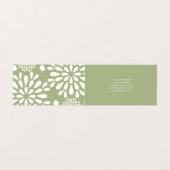 Florist Business Minimalistisch Visitenkarten (Innenseite Aufgefaltet)