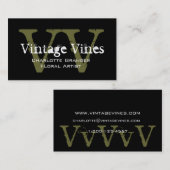Florist Customizable Business Card Visitenkarte (Vorne/Hinten)