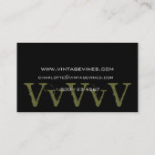 Florist Customizable Business Card Visitenkarte (Rückseite)