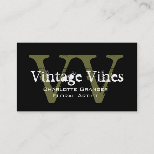 Florist Customizable Business Card Visitenkarte (Vorderseite)