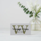 Florist Customizable Business Card Visitenkarte (Stehend Vorderseite)