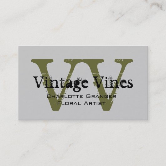 Florist Customizable Business Card Visitenkarte (Vorderseite)