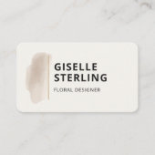 Florist Designer Visitenkarte (Vorderseite)