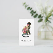 FLORIST editable Visitenkarte (Stehend Vorderseite)