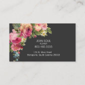 FLORIST editable Visitenkarte (Rückseite)