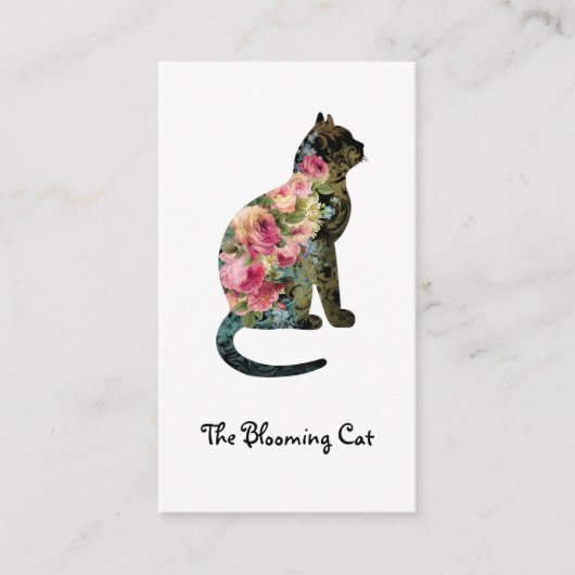 FLORIST editable Visitenkarte (Vorderseite)