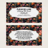 Florist | Elegante Blume Hintergrund (Vorne & Hinten)
