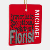 Florist Extraordinaire CUSTOM Keramikornament (Rechts)