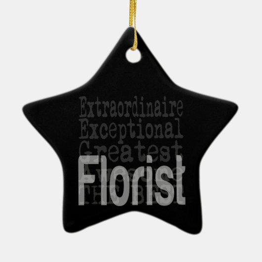 Florist Extraordinär Keramik Ornament (Hinten)