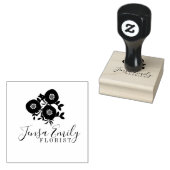 Florist Floral Bouquet Logo Artist Studio Gummistempel (Stempel)