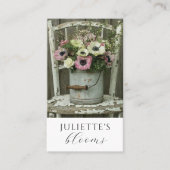 Florist Floral Designer Business Card Visitenkarte (Vorderseite)