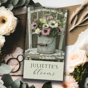 Florist Floral Designer Business Card Visitenkarte