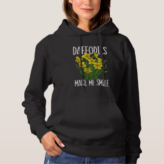 Florist Floral machen mich lächeln daffodil Hoodie