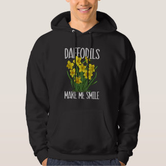 Florist Floral machen mich lächeln daffodil Hoodie