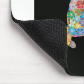 Florist Florist Ca Blume Cat Cat Red Cat Pink Cat Mousepad (Ecke)