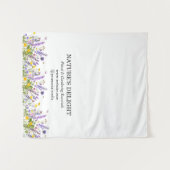 Florist Garden Pop-Up-Shop Branding Display Wandteppich (Vorderseite (Horizontal))