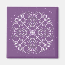 Florist - Job Karriere Snowflake Word Art