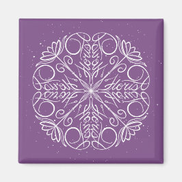 Florist - Job Karriere Snowflake Word Art Magnet