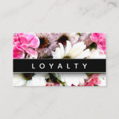 Florist Moderne Elegante Berufliche trendige Muste Terminkarte (Vorderseite)