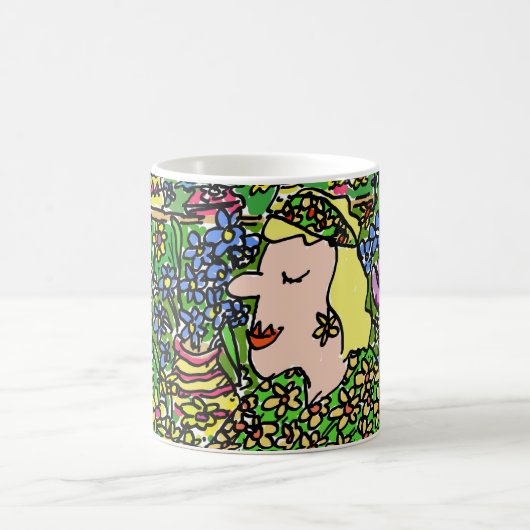 Florist oder Blume Verkäufer Spaß Kaffeetasse (Mittel)