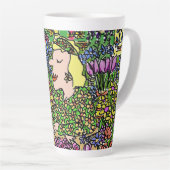 Florist oder Blume Verkäufer Spaß Milchtasse (Rechte Ecke)