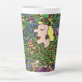 Florist oder Blume Verkäufer Spaß Milchtasse (Vorderseite)