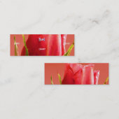 Florist - Rosa Mini Visitenkarte (Vorne/Hinten)