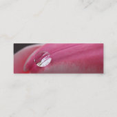 Florist - Rosa Mini Visitenkarte (Rückseite)