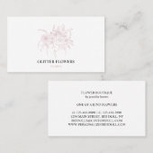 Florist Rose Gold Visitenkarte (Vorne/Hinten)