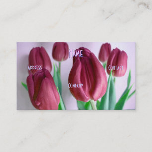 Florist - Rosey Tulips Visitenkarte